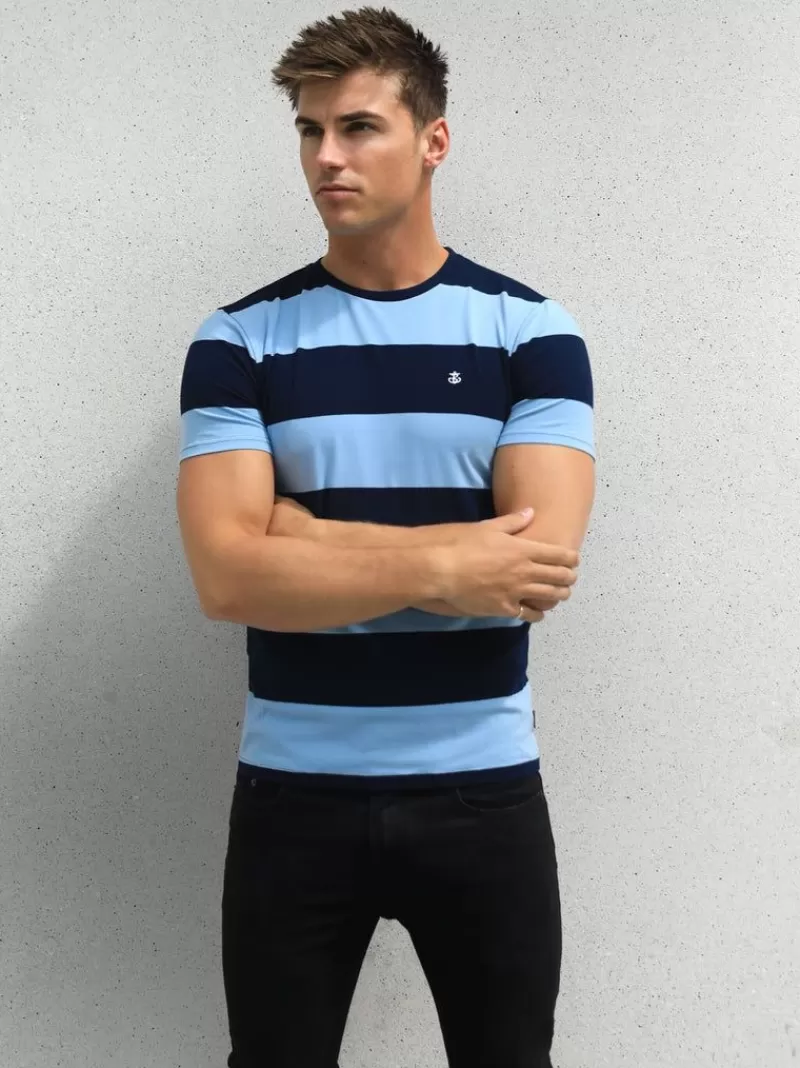 Alassio Stripe T-Shirt*Blakely Clothing Clearance