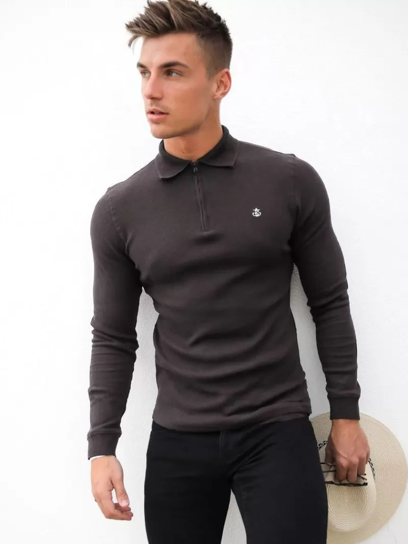 Aspen Long Sleeve Polo*Blakely Clothing Clearance