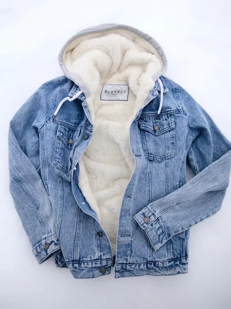 Camden Hooded Denim Jacket*Blakely Clothing Fashion