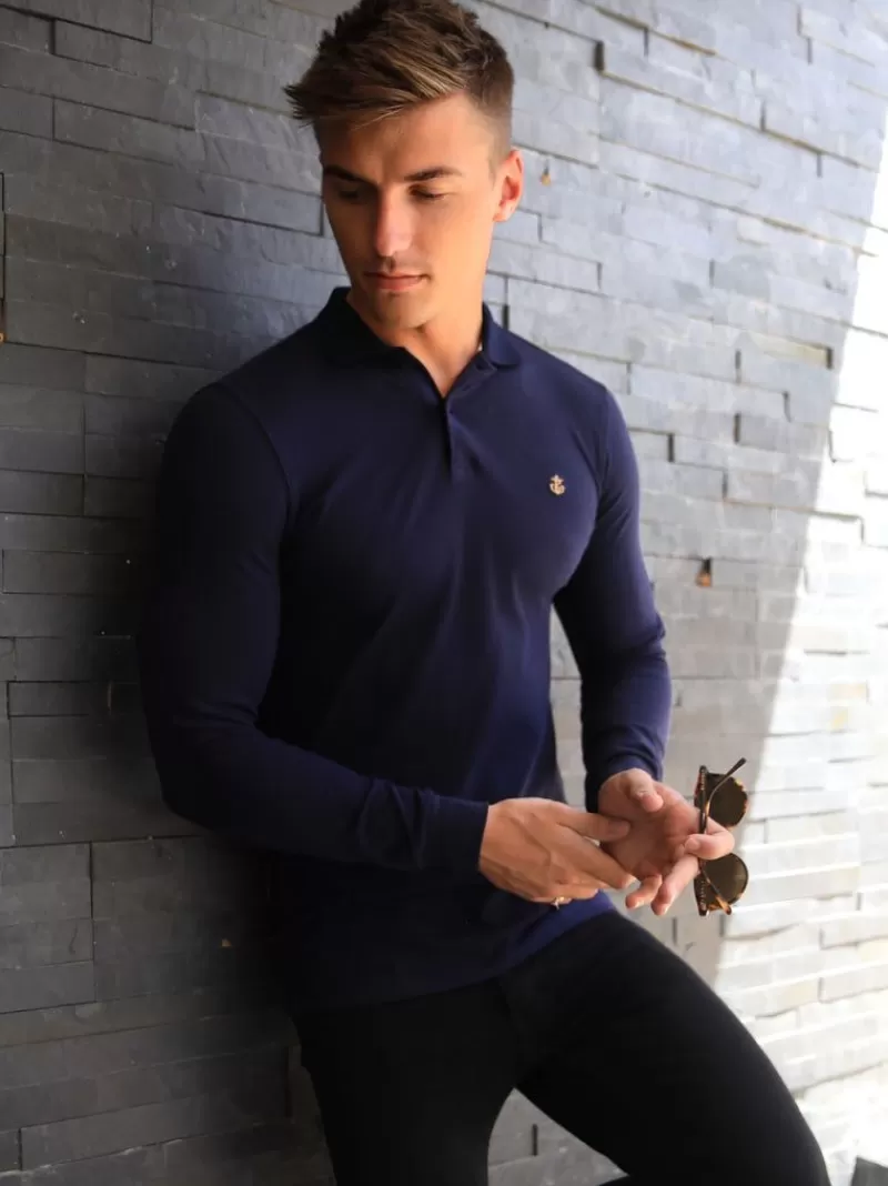 Harrow Long-Sleeve Polo*Blakely Clothing New