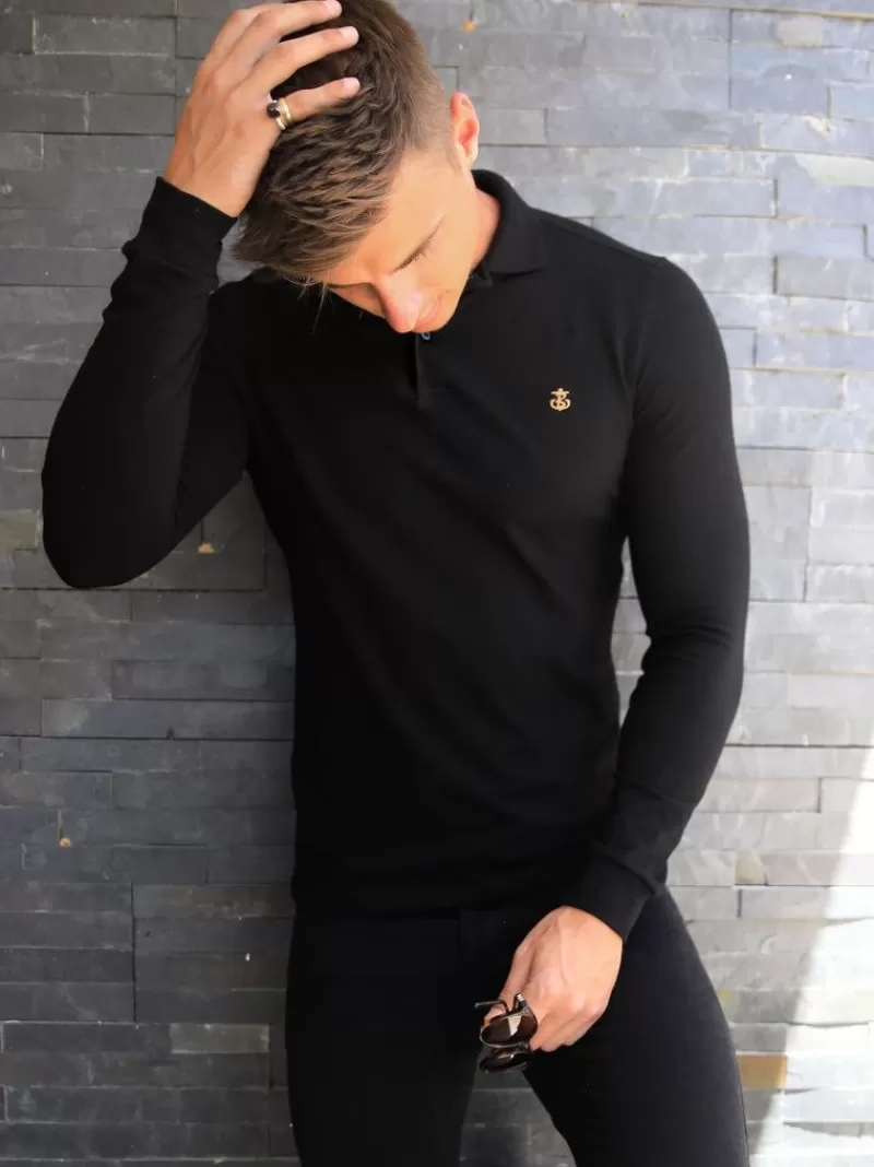 Harrow Long-Sleeve Polo*Blakely Clothing Cheap