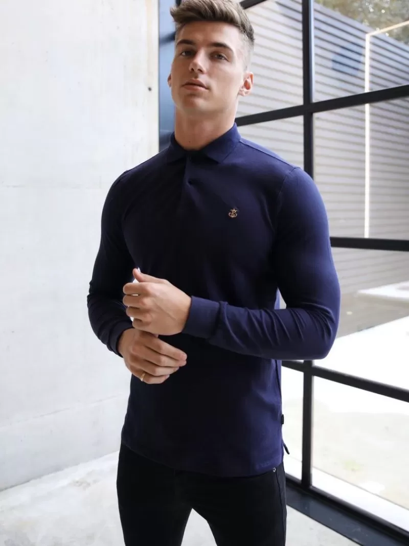 Harrow Long-Sleeve Polo*Blakely Clothing New