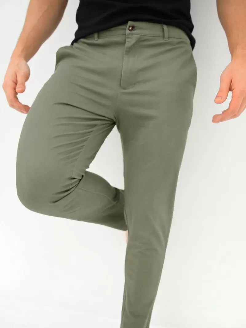 Kingsley Slim Fit Tailored Chinos*Blakely Clothing Clearance