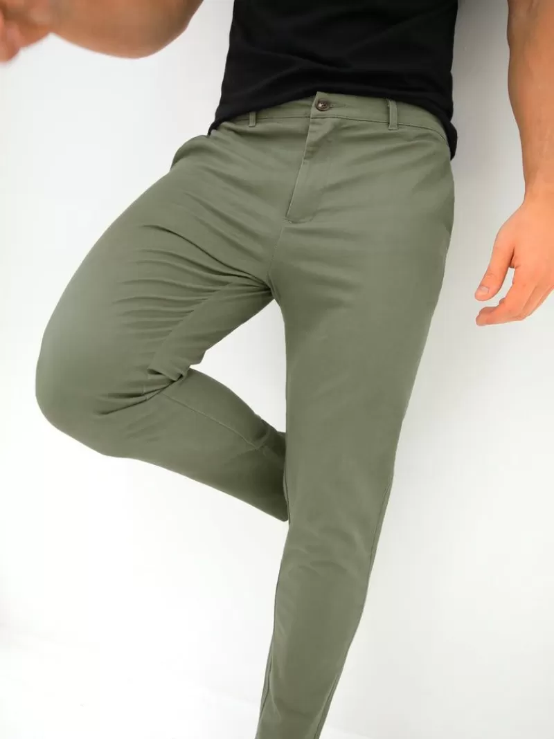 Kingsley Slim Fit Tailored Chinos*Blakely Clothing Clearance