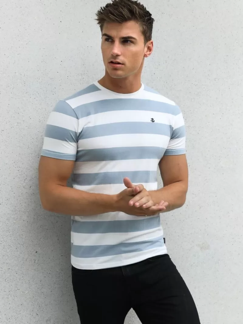 Loano Stripe T-Shirt*Blakely Clothing Clearance