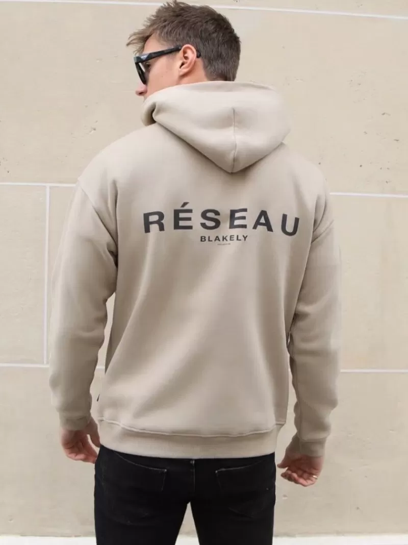 Reseau Relaxed Hoodie*Blakely Clothing Hot