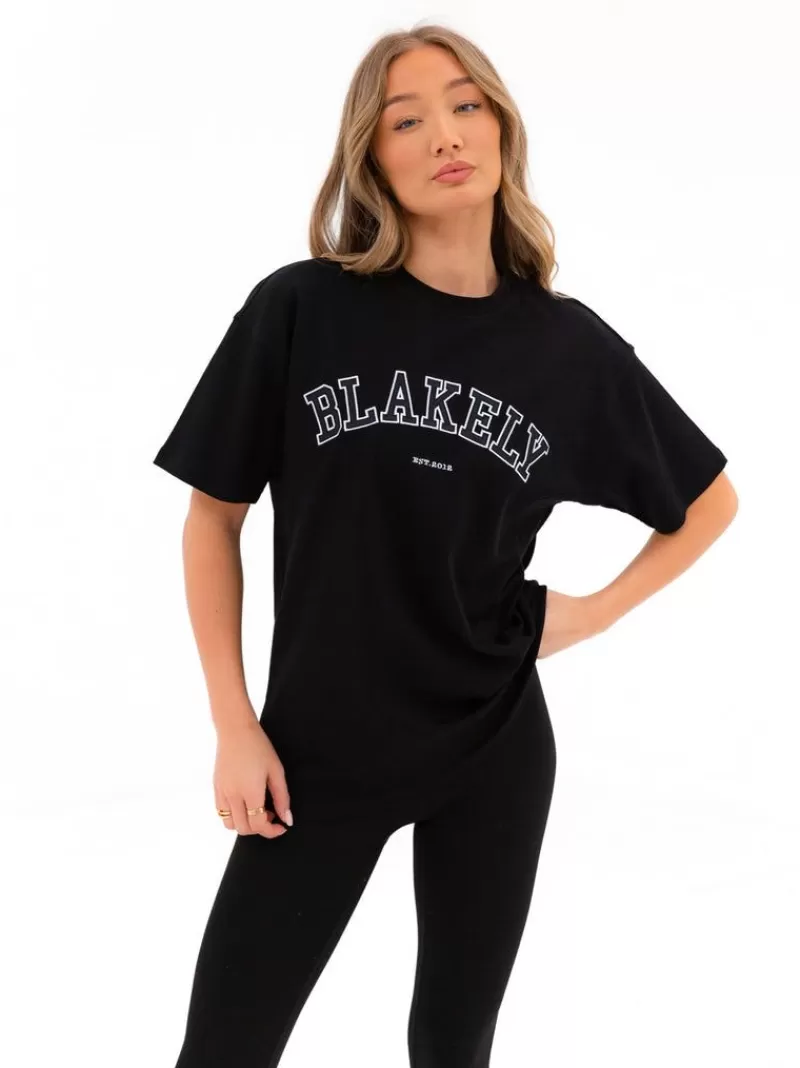 Varsity Oversized T-Shirt*Blakely Clothing Outlet