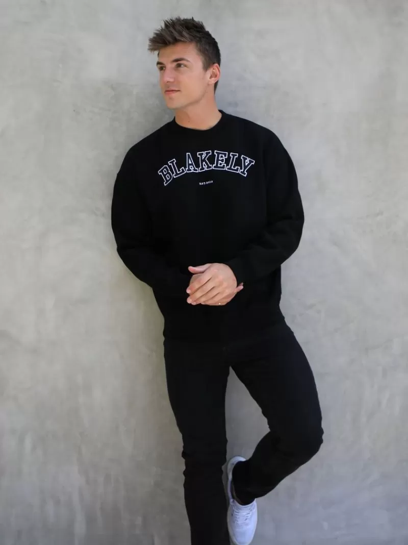 Varsity Relaxed Jumper*Blakely Clothing Outlet