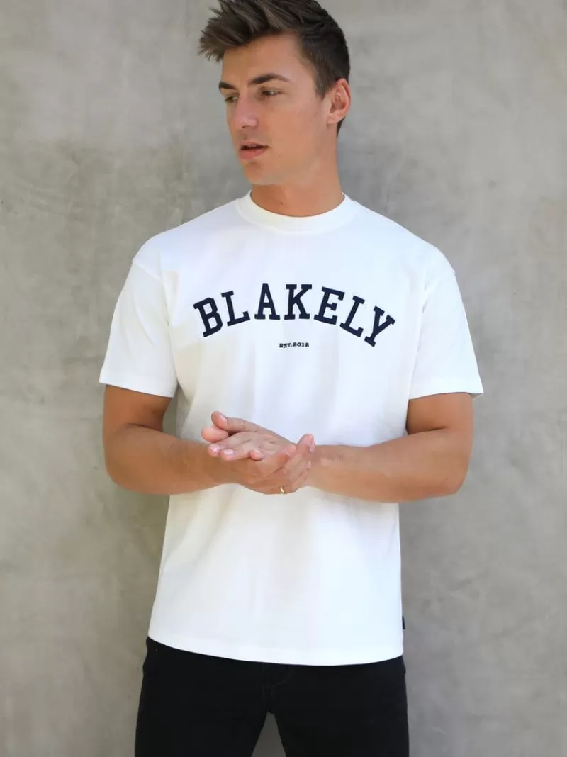 Varsity Relaxed T-Shirt*Blakely Clothing Fashion