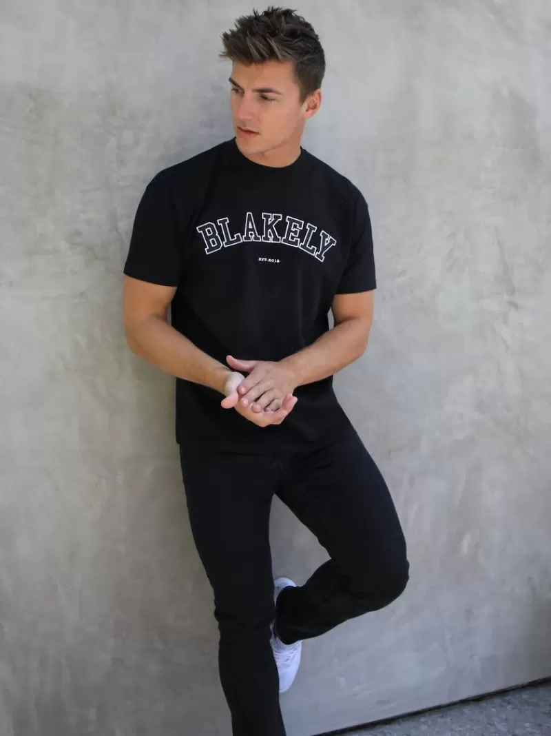 Varsity Relaxed T-Shirt*Blakely Clothing Fashion