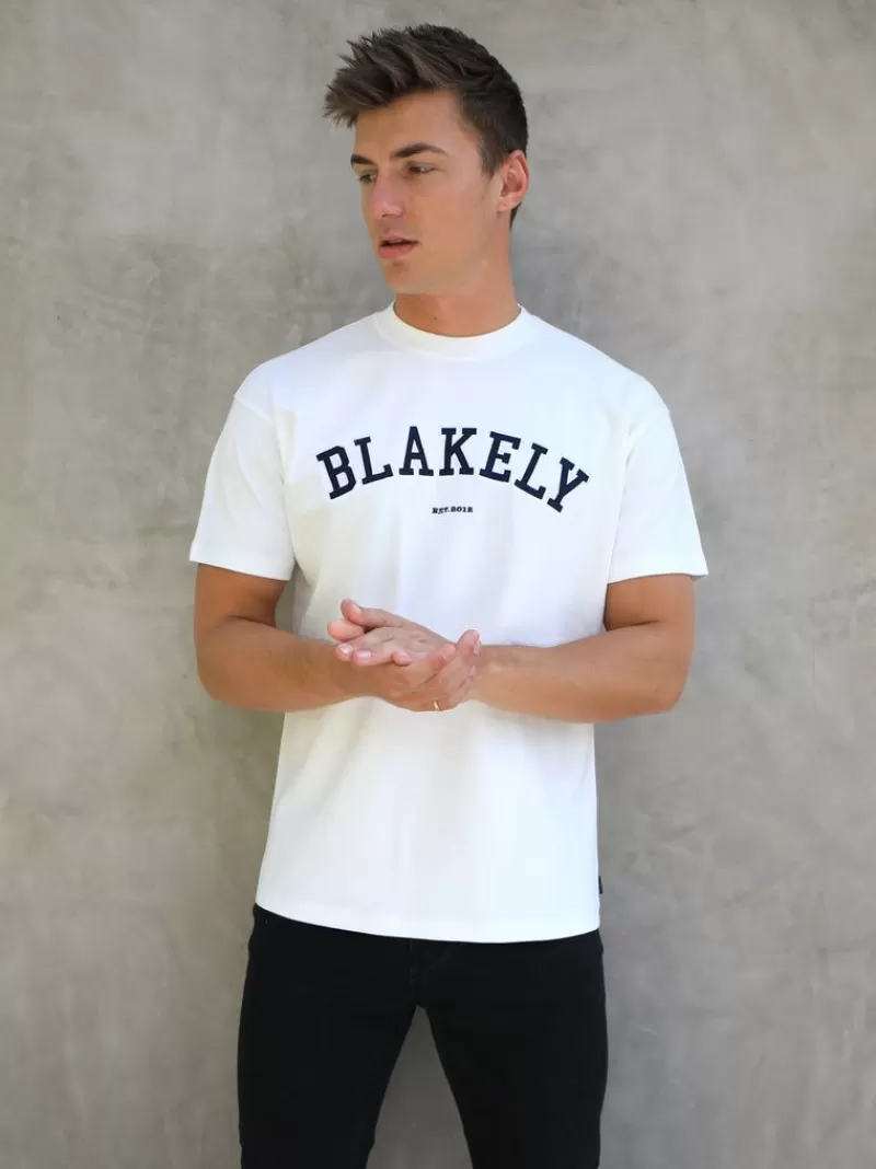 Varsity Relaxed T-Shirt*Blakely Clothing Fashion